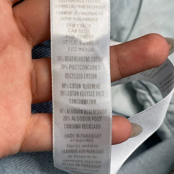 FRAME Women's Light Blue Le Jane Ankle Leg Cotton Jeans Size 29x24'' - Picture 7 of 13